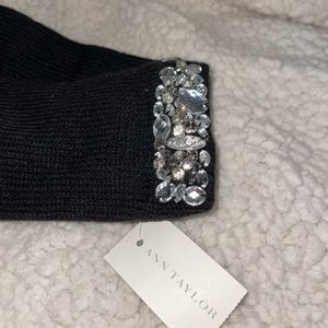 Black bling Ann Taylor gloves